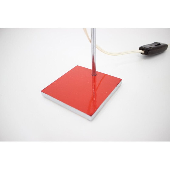 Image 1 of Rote Tischlampe von Lidokov, 1960