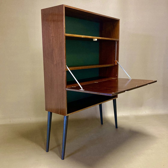 Image 1 of Duo Von Palisander-Schreibtischen Skandinavisches Design 1950.