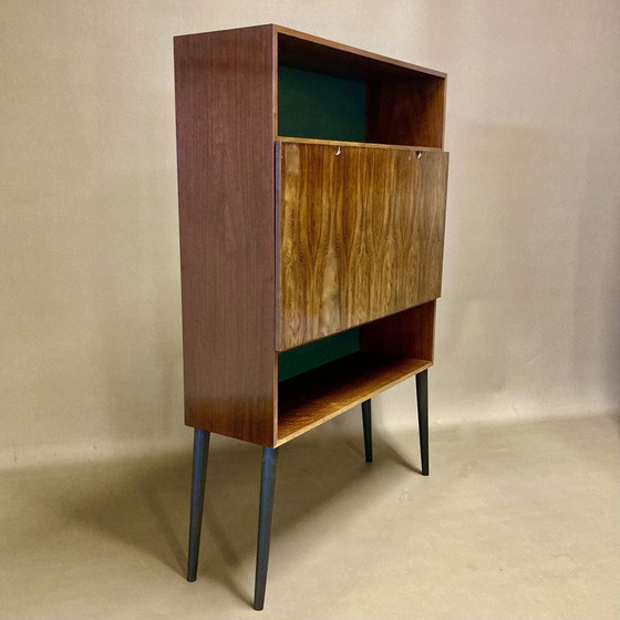 Image 1 of Duo Von Palisander-Schreibtischen Skandinavisches Design 1950.