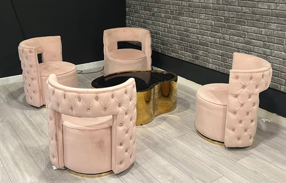 Image 1 of 4x Richmond Interiors Stühle + Couchtisch