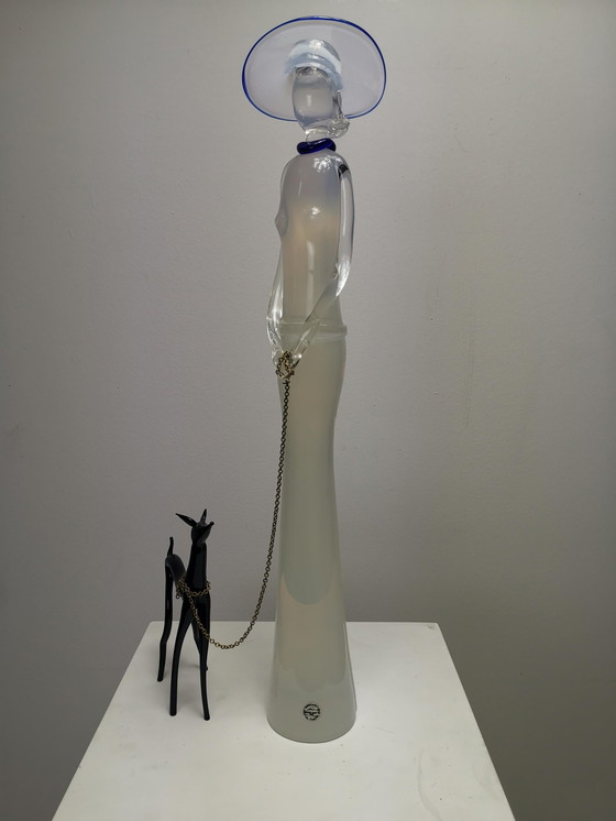 Image 1 of "Dame mit Hund"