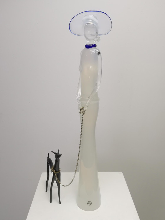 Image 1 of "Dame mit Hund"