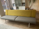 Harvink Armlehnensofa 3-Sitzer gelb/grau