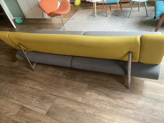 Image 1 of Harvink Armlehnensofa 3-Sitzer gelb/grau
