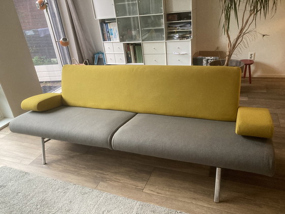 Image 1 of Harvink Armlehnensofa 3-Sitzer gelb/grau