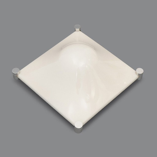 Vintage "Bolla" Deckenleuchte aus Metall und Aluminium von Elio Martinelli für Martinelli Luce, 1970