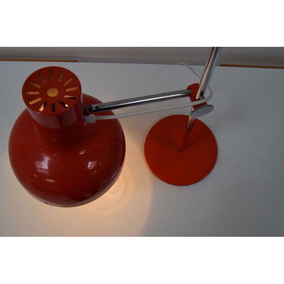 Image 1 of Alte Lampe aus Metall und Chrom von Josef Hurka für Napako, Tschechoslowakei 1970