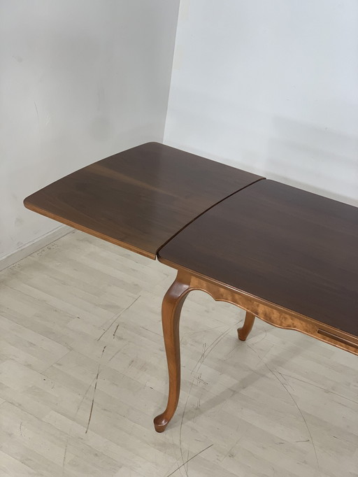 60er jahre chippendale esstisch esszimmertisch küchentisch tisch ausziehbar vintage