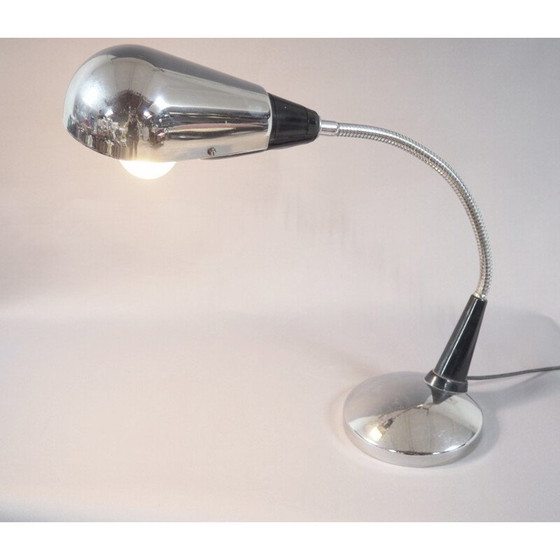 Image 1 of Vintage-Schreibtischlampe aus flexiblem Metall, 1960