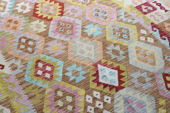 Image 1 of Original Old Style Kelim Afghan 250 X 212 Cm Top Zustand