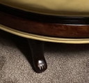 Chaise Longue Bank, Italienisches Design (Alberto Nieri) Leder