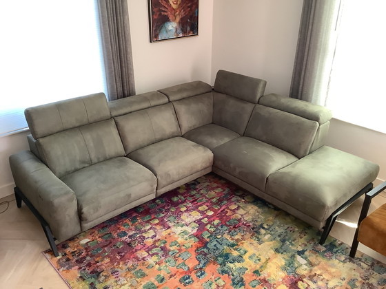 Image 1 of Ecksofa, olivgrün