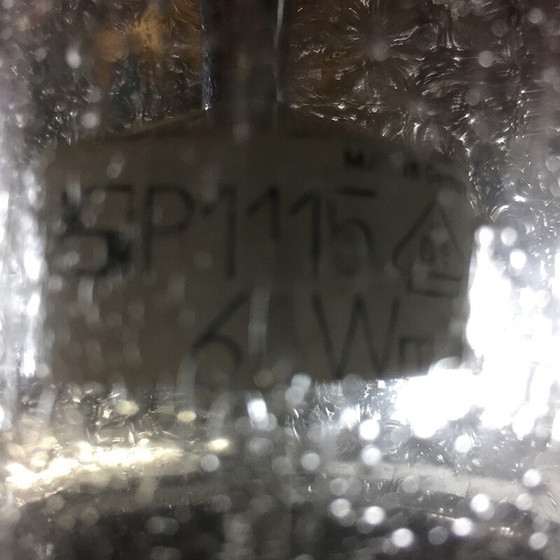 Image 1 of Paar mundgeblasene Glasaufhängungen, Deutschland 1970