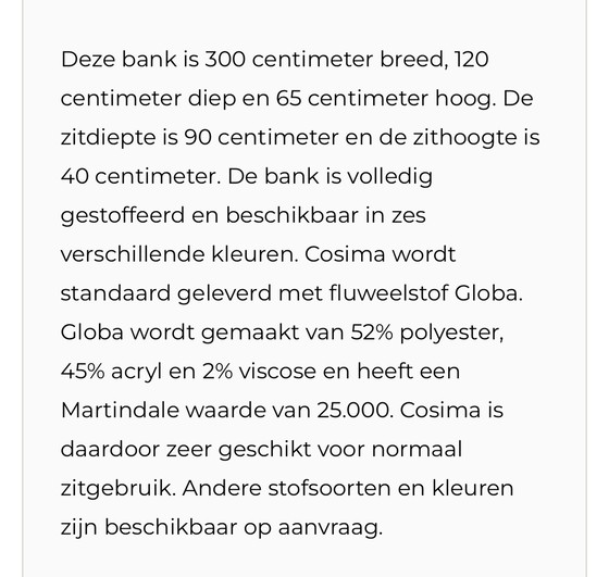 Image 1 of Sofa Bolia Cosima Sofa