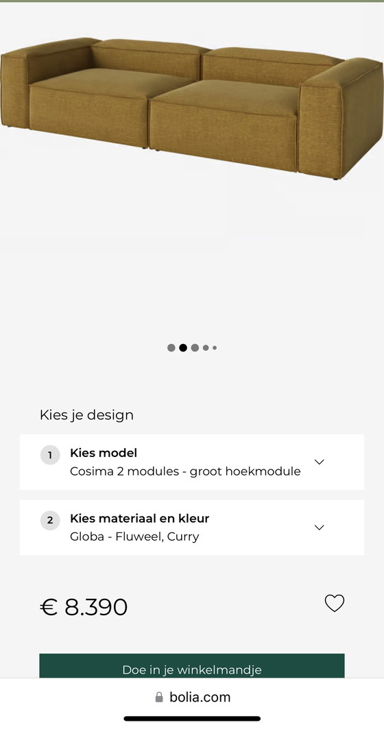 Image 1 of Sofa Bolia Cosima Sofa