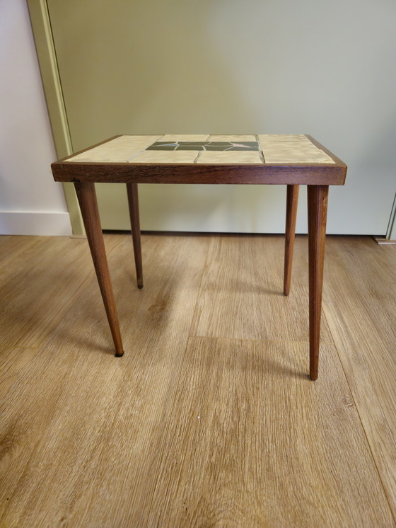 Image 1 of Mosaik-Beistelltisch im Vintage-Stil