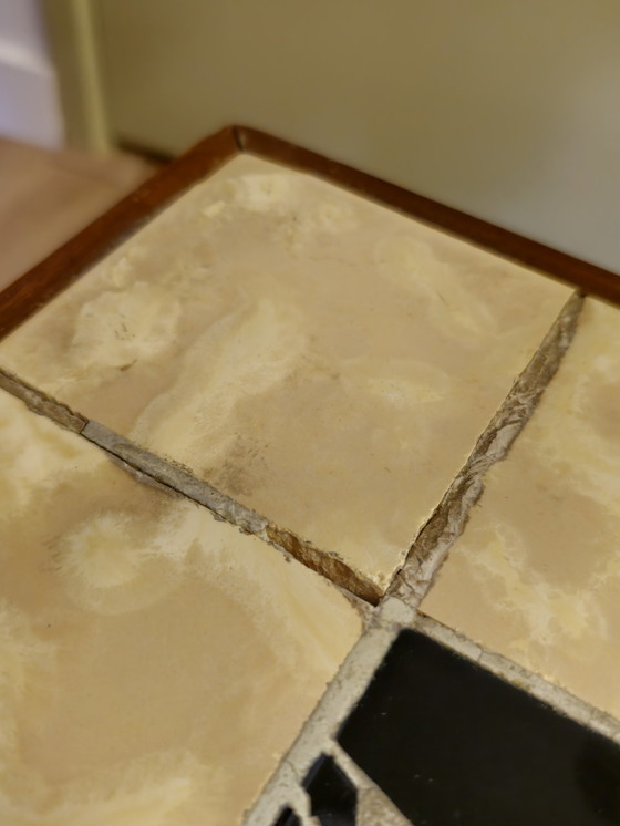 Image 1 of Mosaik-Beistelltisch im Vintage-Stil