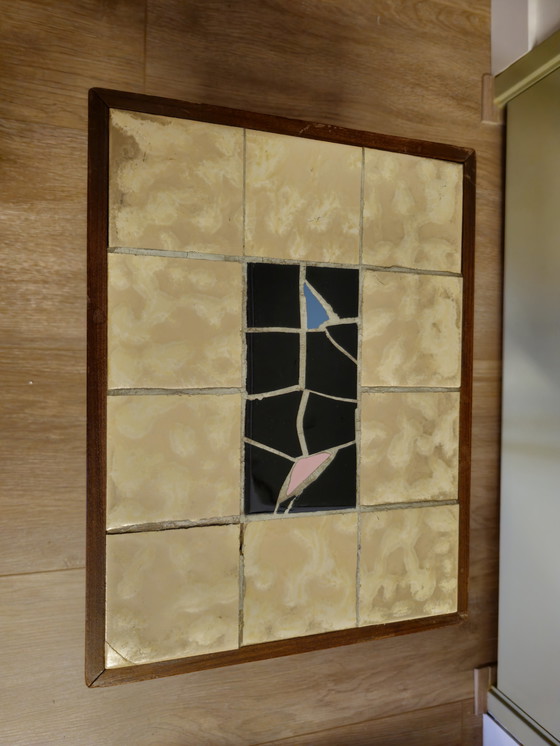 Image 1 of Mosaik-Beistelltisch im Vintage-Stil