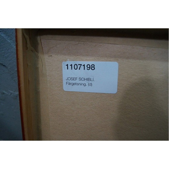 Image 1 of Skandinavische Gravur handsigniert von Josef Schibli, Schweden 1970