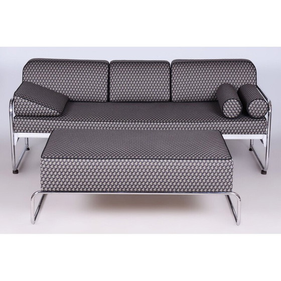 Image 1 of Altes Bauhaus-Sofa von Mücke-Melder, Tschechien 1930er Jahre