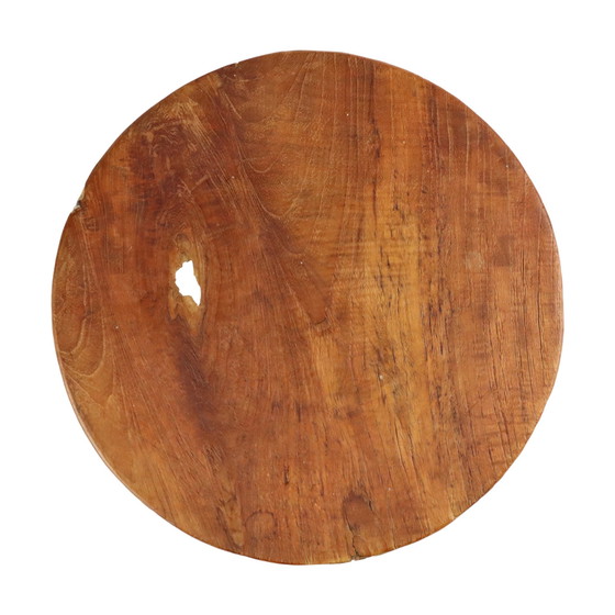 Image 1 of Holzhocker Baumstamm Brutalist