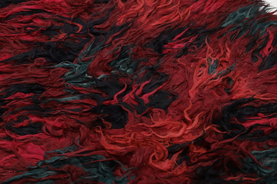 Image 1 of Designer Handgewebt Kelim Modern Und Pflanzen Natur Farbe - Kelim - 270 Cm - 100 Cm - Zottel Kelim