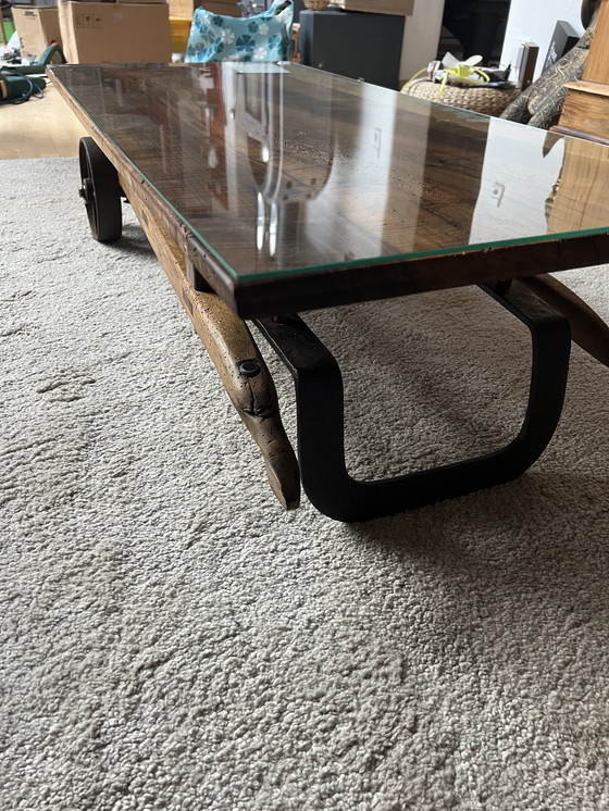 Image 1 of Handmade coffee table walnut