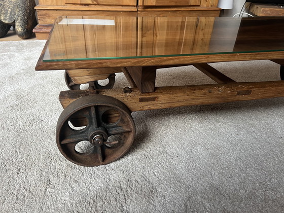 Image 1 of Handmade coffee table walnut