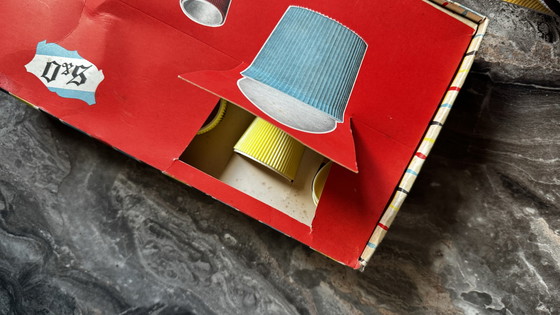 Image 1 of Vintage Eierbecher. Neu in Box. Nie benutzt. Nie aus der Schachtel genommen. 1 Löffel fehlt.