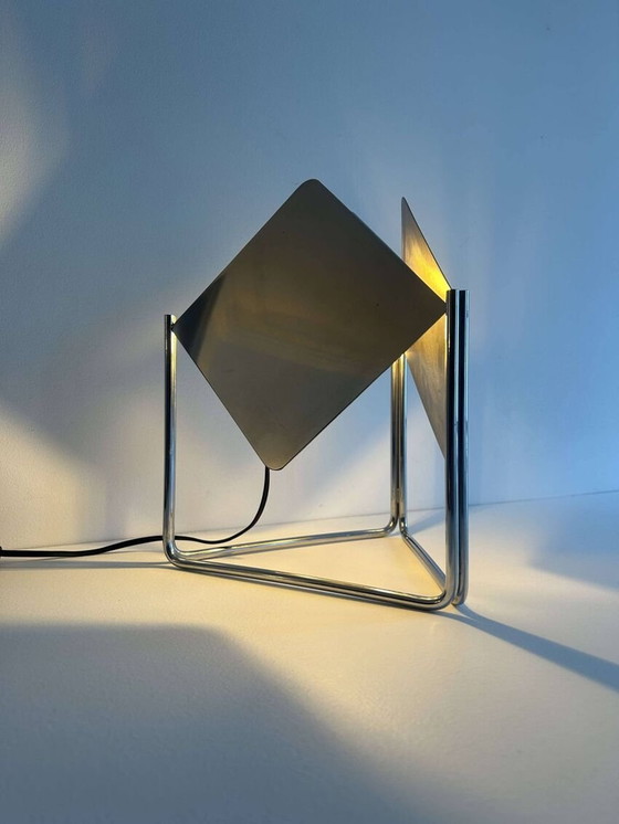 Image 1 of Verstellbare Tischlampe aus verchromtem Metall - Frankreich 1970