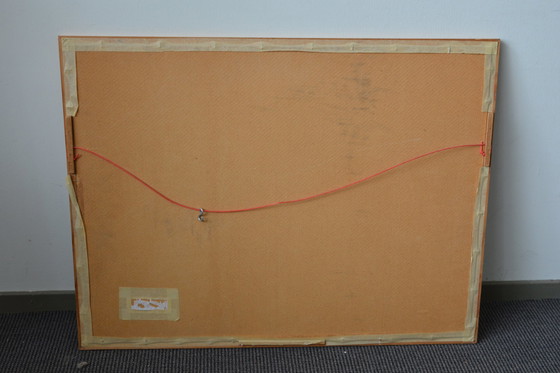 Image 1 of Acrylgemälde auf Papier (signiert) Baudouin