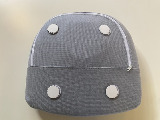 Image 1 of 4x Ersatzkissen Tulip Armchair hellgrau