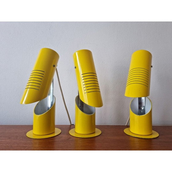 Image 1 of Satz von drei alten Napako-Lampen, 1970er Jahre