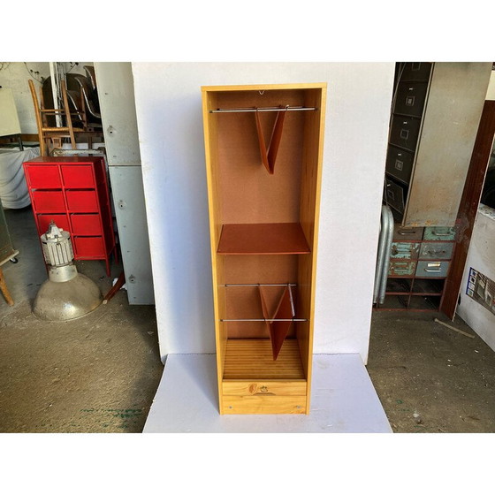 Image 1 of Vintage-Aktenschrank in heller Eiche, 1980