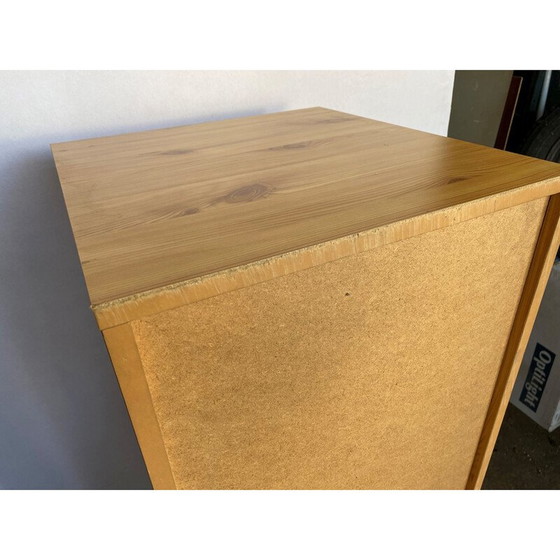Image 1 of Vintage-Aktenschrank in heller Eiche, 1980