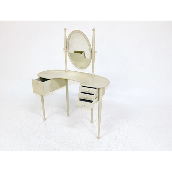 Image 1 of Alter Frisiertisch aus Holz, Schweden 1970