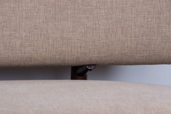 Image 1 of Großes Sofa, Daybed, Skandinavisch Aus Teakholz Und Stoff Neu 1960.