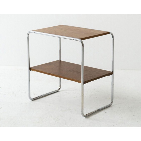 Image 1 of Alter Beistelltisch aus Holz Modell B12 von Marcel Breuer für Thonet, 1930