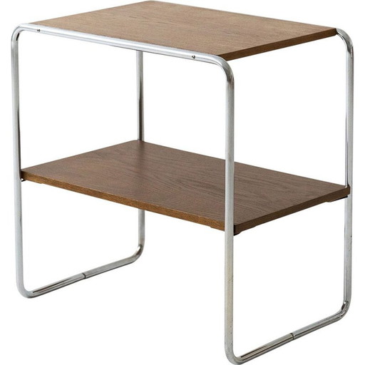 Alter Beistelltisch aus Holz Modell B12 von Marcel Breuer für Thonet, 1930