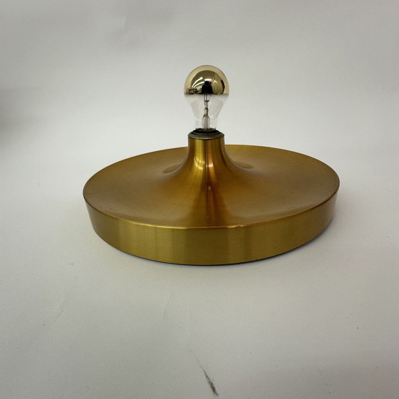 Image 1 of Mid Century Design Wandlampe Scheibe, 1970er Jahre