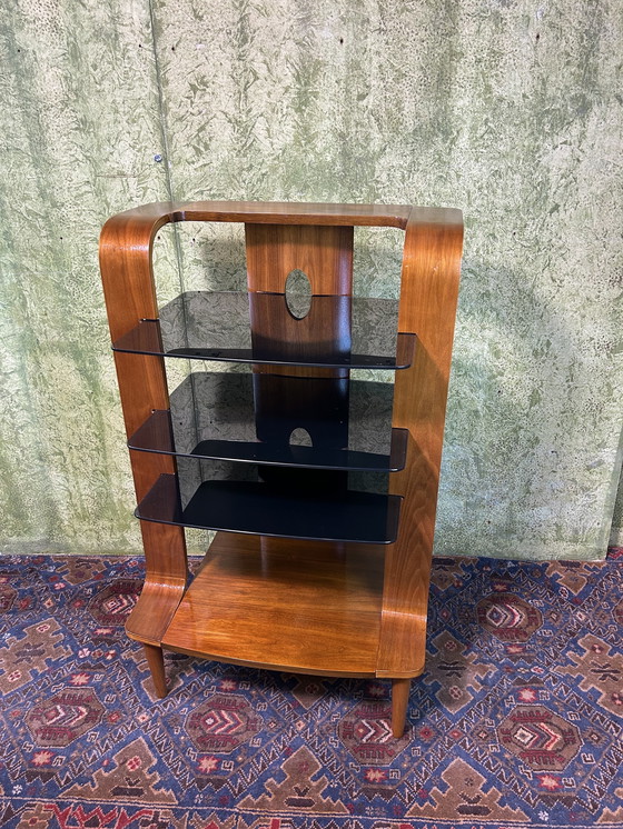 Image 1 of Mid Century Retro Vintage Teakholzständer 1970