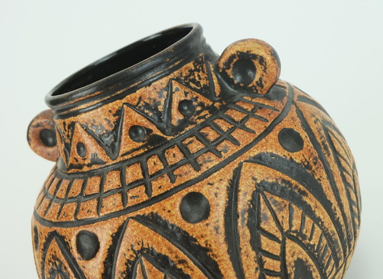 Image 1 of Mid Century VASE jasba Modell N 312 11 20 abstraktes Dekor
