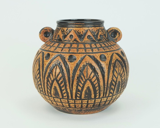 Image 1 of Mid Century VASE jasba Modell N 312 11 20 abstraktes Dekor