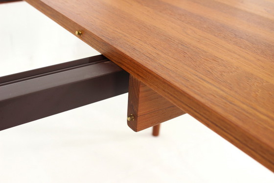 Image 1 of Mikael Laursen Danish XXL Teak Dining Table / Esstisch with 2 insert plates
