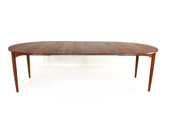 Image 1 of Mikael Laursen Danish XXL Teak Dining Table / Esstisch with 2 insert plates