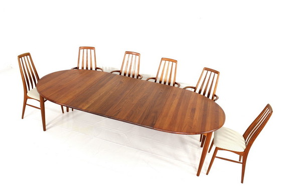 Image 1 of Mikael Laursen Danish XXL Teak Dining Table / Esstisch with 2 insert plates