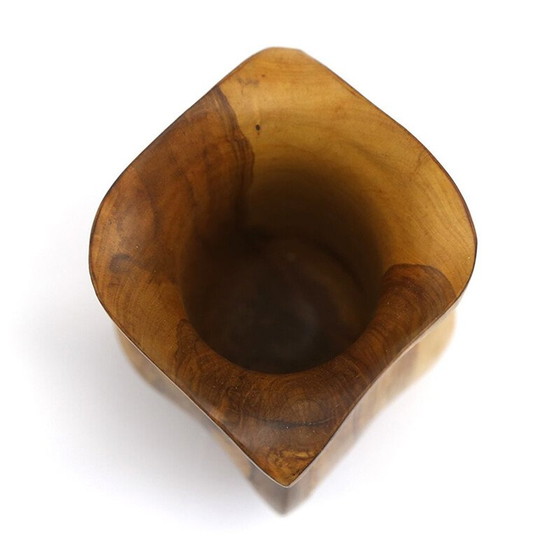 Image 1 of Vintage-Vase aus Formholz, 1960