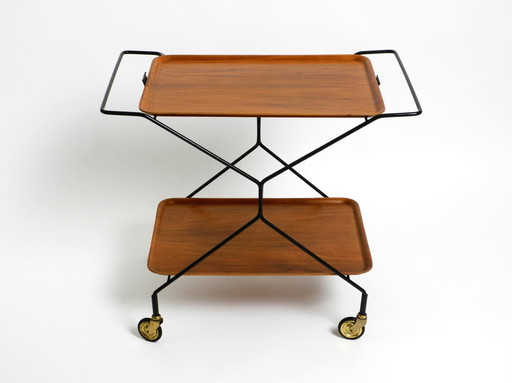 Schöner Schwedischer Mid Century Modern Teak Pagholz Servierwagen Von Ary Fanérprodukter Nybro