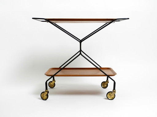 Schöner Schwedischer Mid Century Modern Teak Pagholz Servierwagen Von Ary Fanérprodukter Nybro