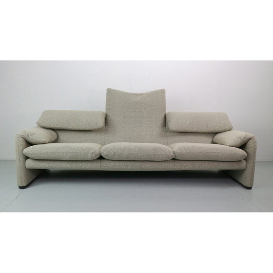 Image 1 of 3-Sitzer-Sofa "Maralunga" von Vico Magistretti für Cassina, 1973